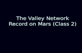 The Valley Network Record on Mars (Class 2)