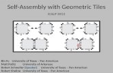 Self-Assembly with Geometric Tiles