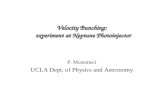 Velocity Bunching:   experiment at Neptune Photoinjector