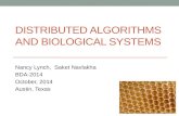 Distributed Algorithms and Biological Systems