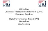 US Sailing Universal Measurement System (UMS) Measurer Seminar