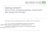 Going Green? Don’t Hire a Sustainability Chief Until You Read this Study!