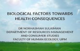 BIOLOGICAL FACTORS TOWARDS HEALTH CONSEQUENCES