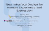 New Interface Design for Human Experience and Expression