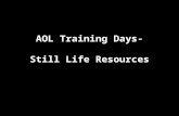 AOL Training Days- Still Life Resources