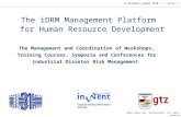 The  iDRM Management Platform  for Human Resource Development