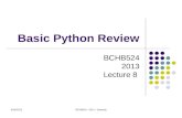 Basic Python Review