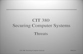 CIT 380  Securing Computer Systems