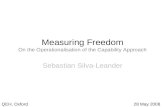 Measuring Freedom On the Operationalisation of the Capability Approach