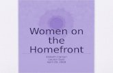 Women on the Homefront