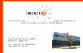 Presented by Pieter Walker  Director, impact21 Tel – 90185414 or 0404827113  impact21.au