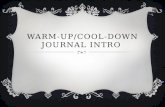 Warm-up/Cool-Down Journal Intro