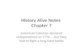History Alive Notes  Chapter 7