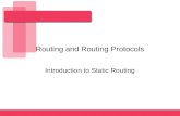 Routing and Routing Protocols