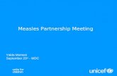 Measles Partnership Meeting