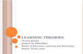 LEARNING  THEORIES