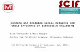ISA XVII World Congress of Sociology, July 13th, Gotheborg