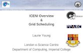 ICENI Overview & Grid Scheduling