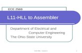 L11-HLL to Assembler
