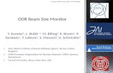 ODR Beam Size Monitor