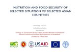 NUTRITION AND FOOD SECURITY OF SELECTED SITUATION OF SELECTED ASIAN COUNTRIES