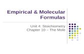 Empirical & Molecular Formulas
