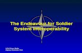 The Endeavour for Soldier System Interoperability