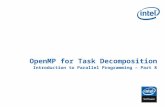 OpenMP for Task Decomposition