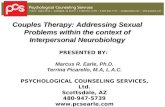 Couples Therapy: Addressing Sexual Problems within the context of Interpersonal Neurobiology