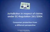 Jurisdiction  in respect of claims  under EC-Regulation  261/2004