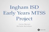 Ingham ISD Early Years MTSS Project