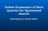 Online Expansion of Rare Queries for Sponsored Search