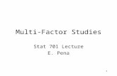 Multi-Factor Studies