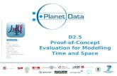 D2.5 Proof -of-Concept  Evaluation for Modelling  Time and  Space