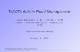 TxDOT’s Role in Flood Management