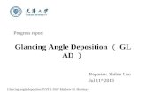 Glancing Angle Deposition （ GLAD ）