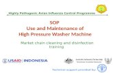SOP   Use and Maintenance of High Pressure Washer  Machine
