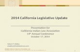 2014 California Legislative Update
