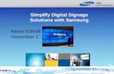 Simplify Digital Signage Solutions with Samsung