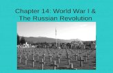 Chapter 14: World War I & The Russian Revolution