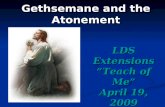 Gethsemane and the Atonement