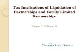 Tax Implications of Liquidation of Partnerships and Family Limited Partnerships