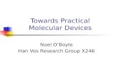 Towards Practical Molecular Devices