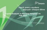 Capital Analysis & Planning Template V4 Fall 2014