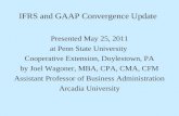 IFRS and GAAP Convergence Update