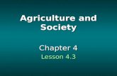 Agriculture and Society