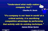 “ Understand what really makes a company ‘tick’.”