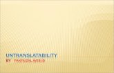 Untranslatability by    pakfaizal.web.id