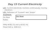 Day 13 Current Electricity