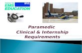 Paramedic  Clinical & Internship Requirements